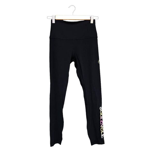 Lululemon Soul Cycle Align High Rise Black Legging Tight Athletic Spin6